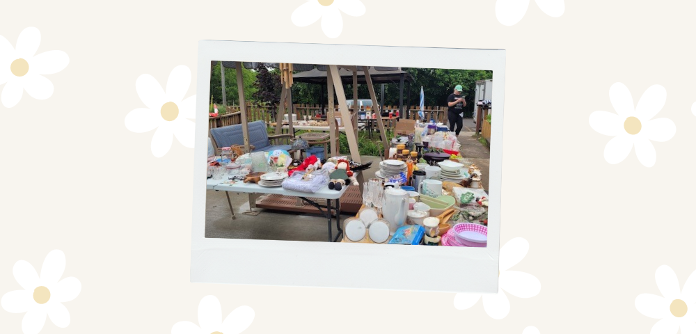 A Little Rain Couldn’t Dampen Our Spirits at the West Lake Yard Sale!